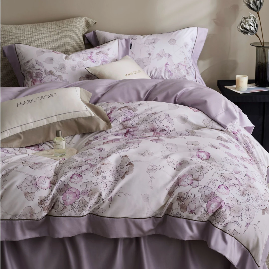 【豆爸专享】云柔温润超细旦雅致花艺磨毛系列-法国魅影