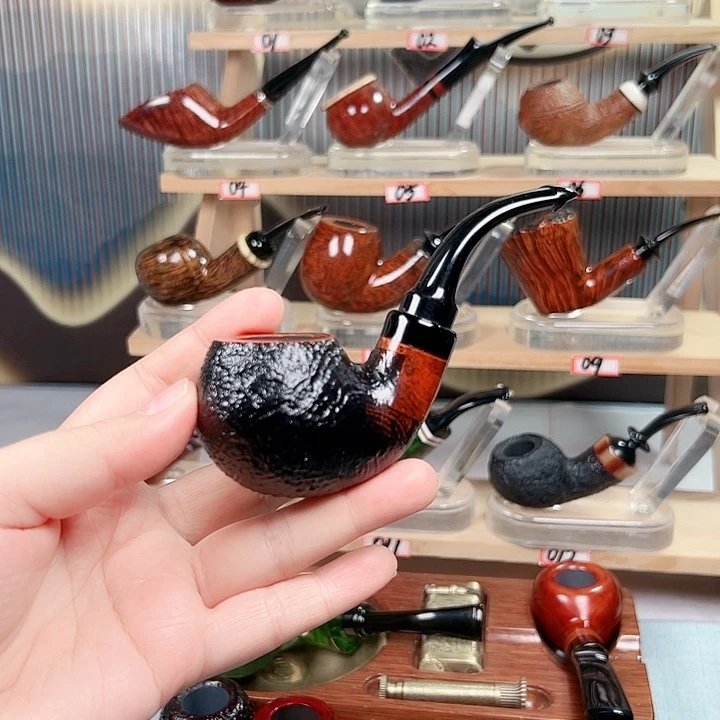 用***8意大利石楠木烟斗