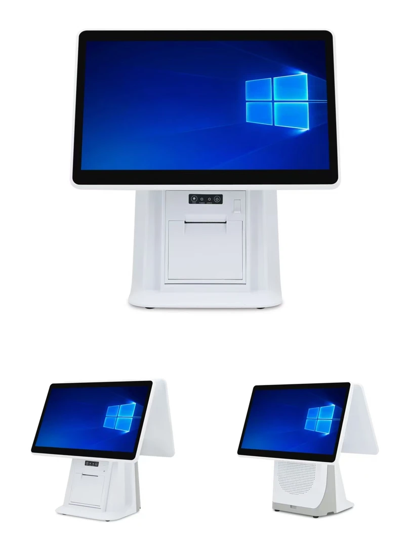 双屏触摸屏收银一体机适用于餐饮商超等多行业收款机