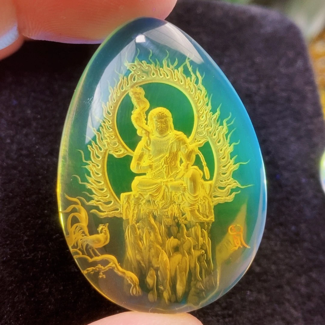 【闪购商品】蓝珀吊坠(不含链)未镶嵌