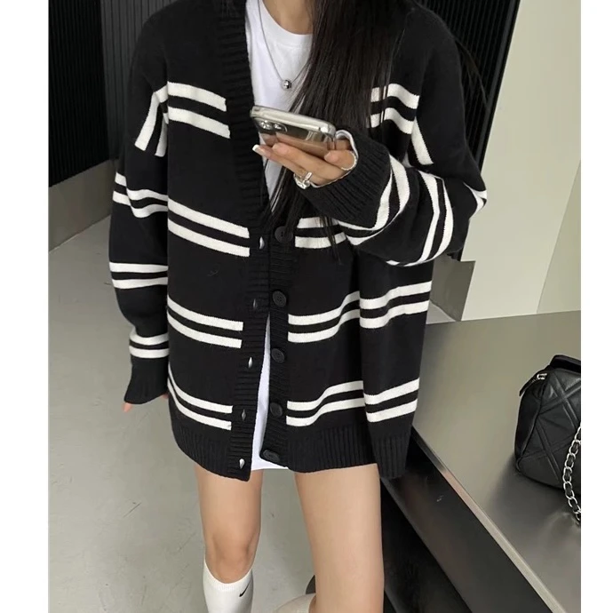 【公主屋】大条纹针织开衫63036