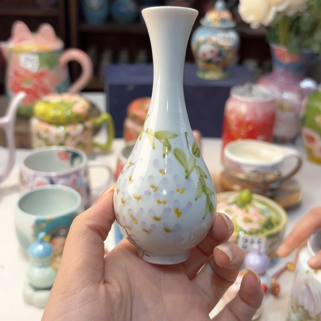 景德镇手绘高温釉下彩陶瓷茶具