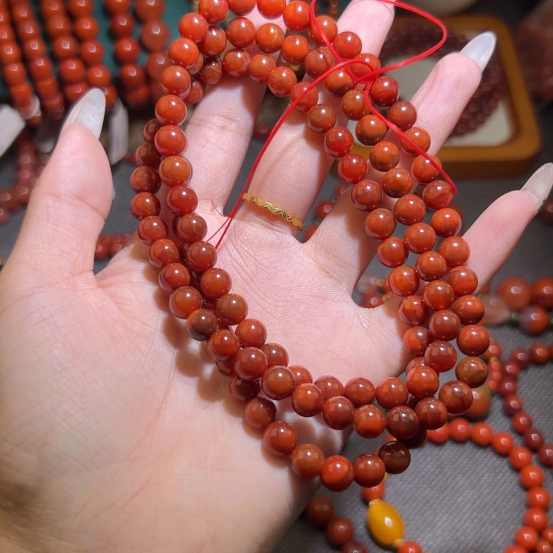 未镶嵌手链南红玛瑙7mm