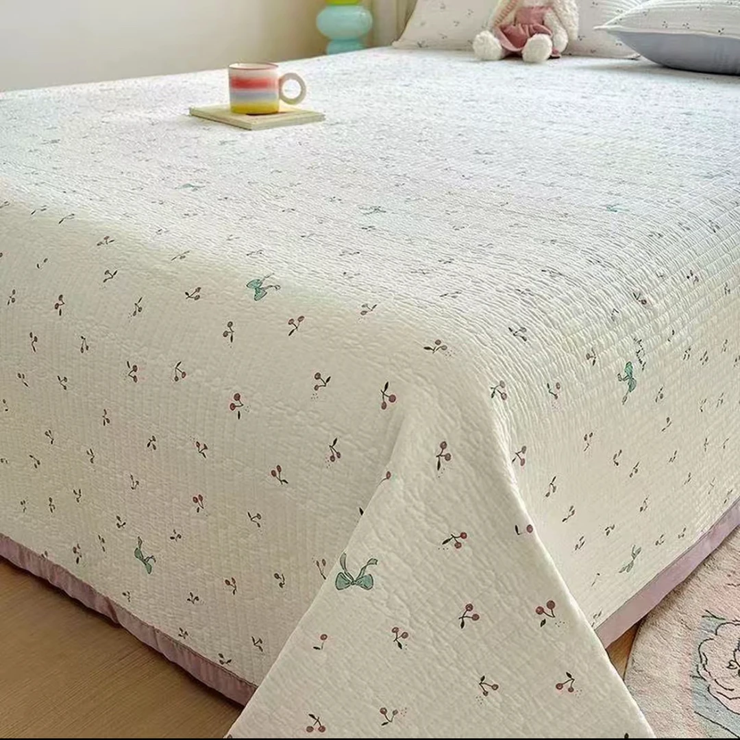 【直边四季床盖】柔软透气亲肤