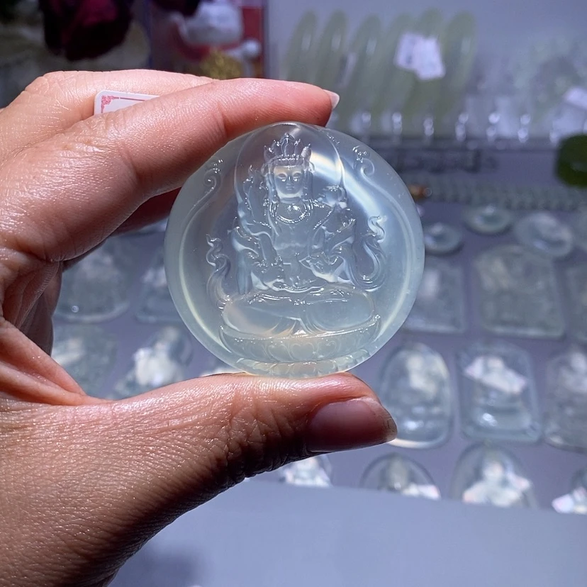【闪购商品】岫玉未镶嵌颈饰老*