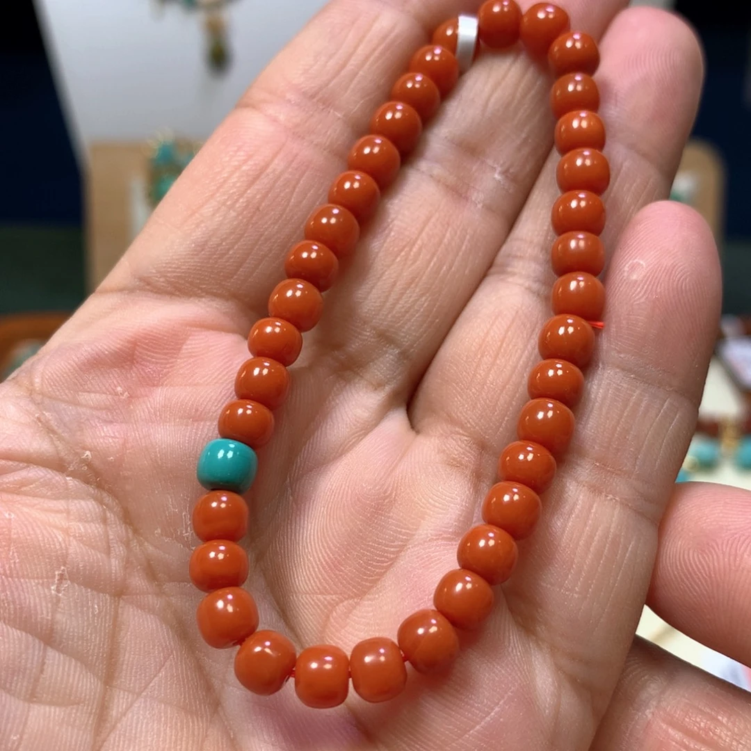 南红玛瑙未镶嵌单圈5mm