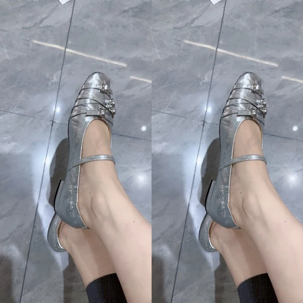 （少琴家）2025早春新款时尚甜美小单鞋G25U6671B