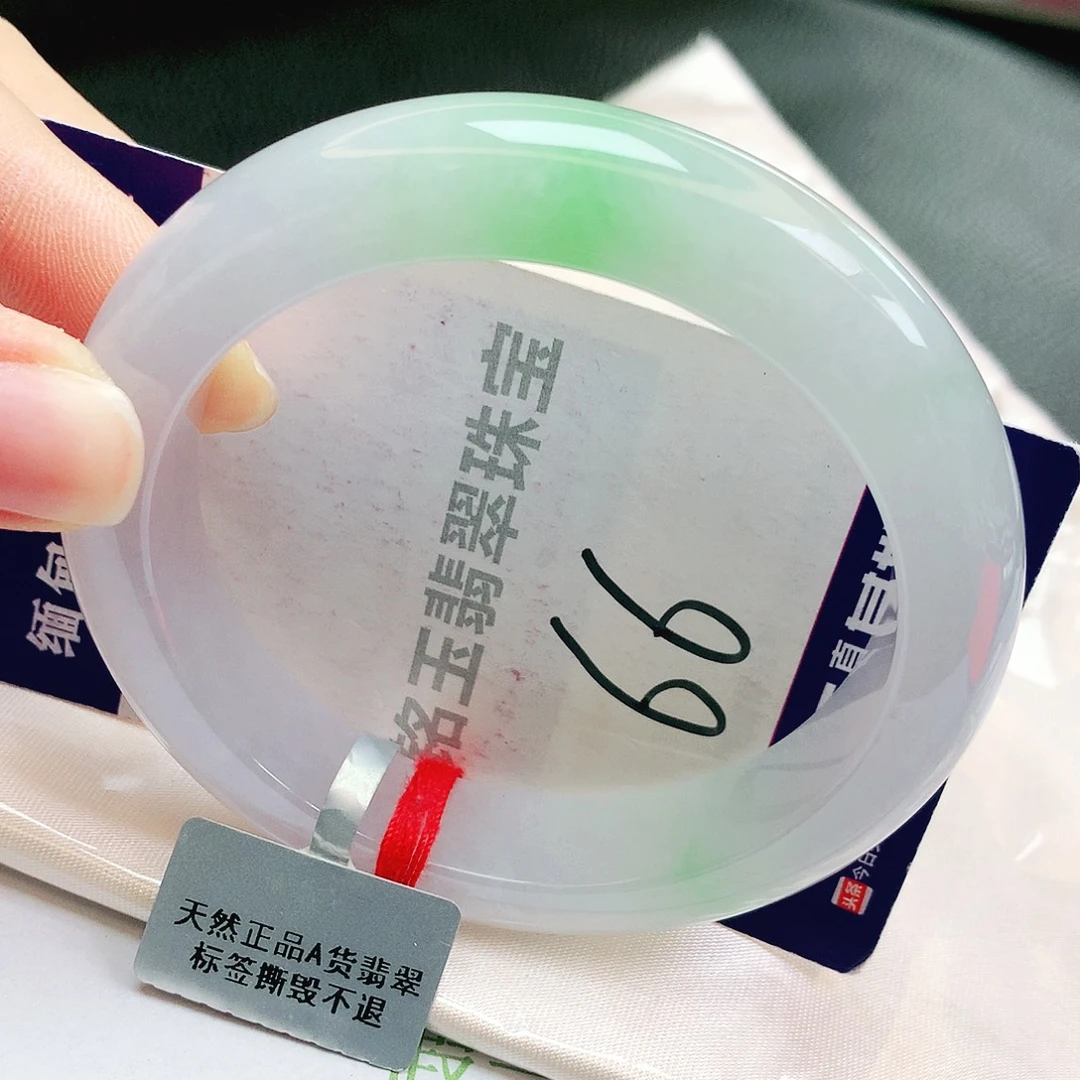 翡翠未镶嵌手镯缅甸天然a货翡翠手镯