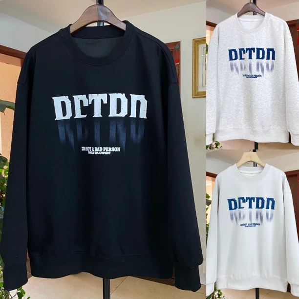 春款青少年中大童2025年韩版休闲百搭简潮圆领卫衣-D