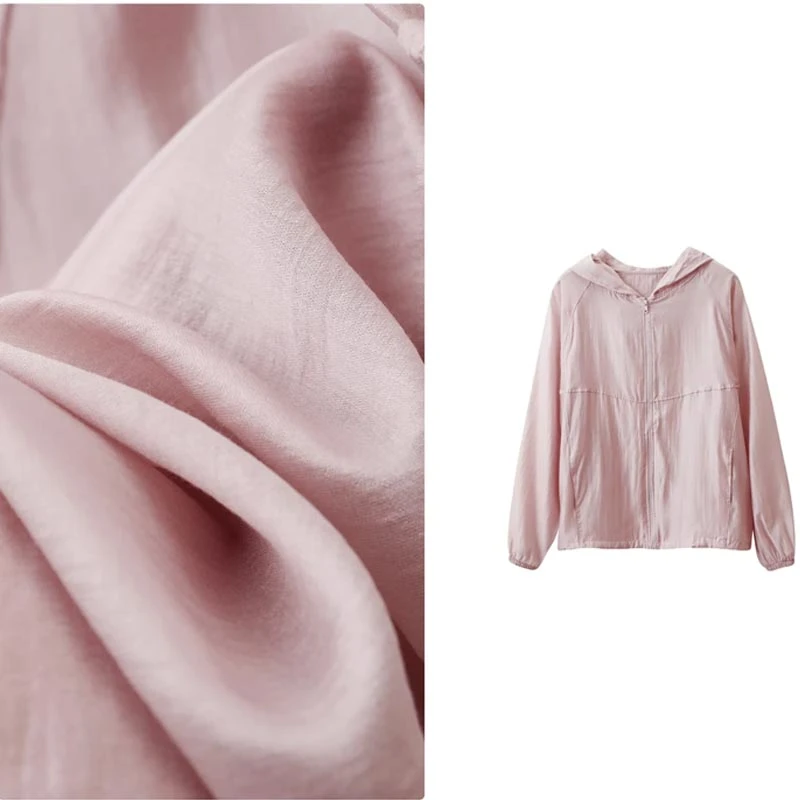 2025夏季新款休闲风简约连帽防晒外套女韩版时尚气质百搭小众上衣