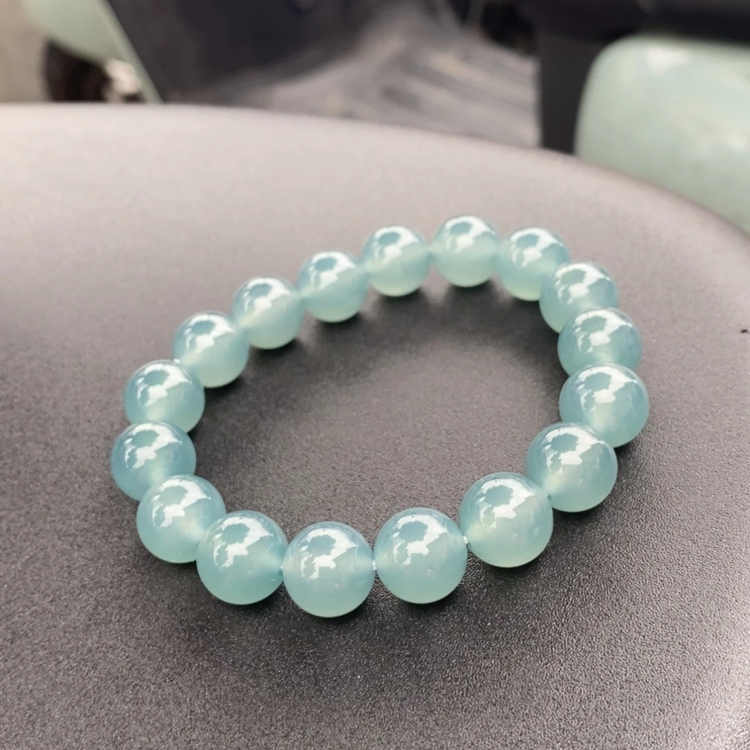 邦***º翡翠未镶嵌手串卡11.8