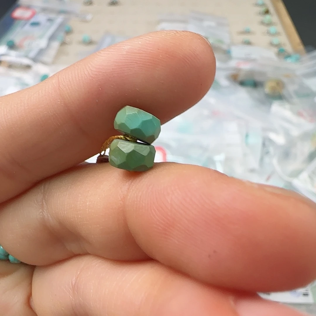 绿松石珠宝半成品未镶嵌