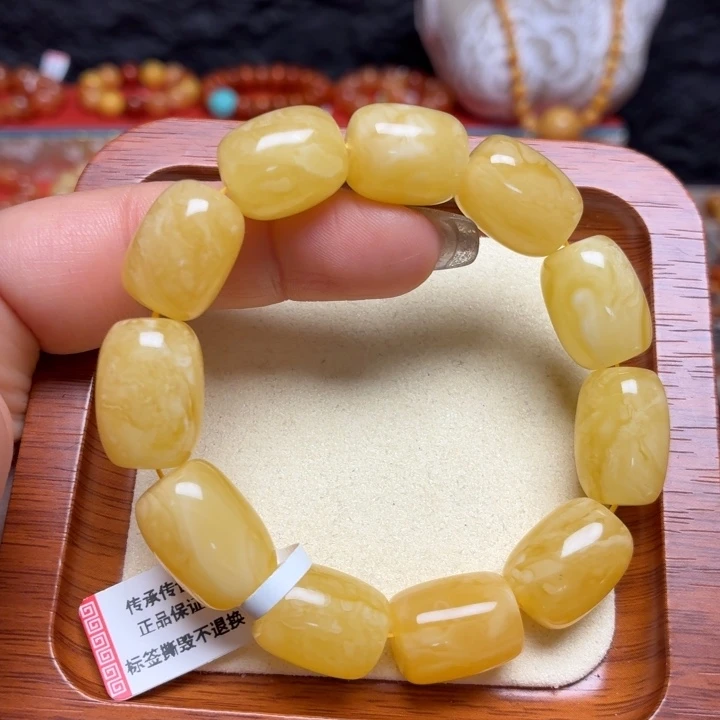 蜜蜡未镶嵌手链手串
