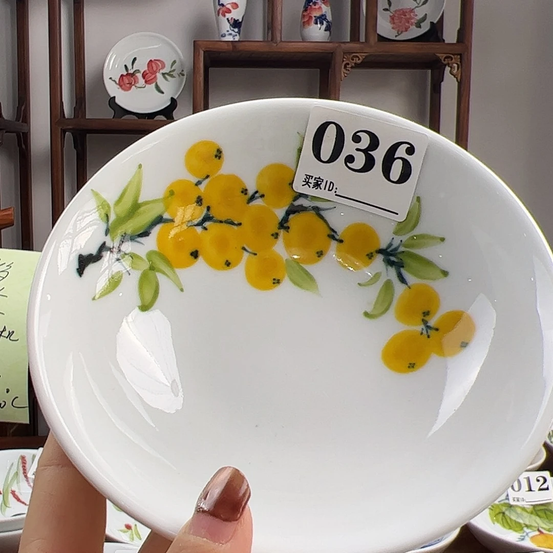 瓷片景德镇陶瓷手工手绘制作