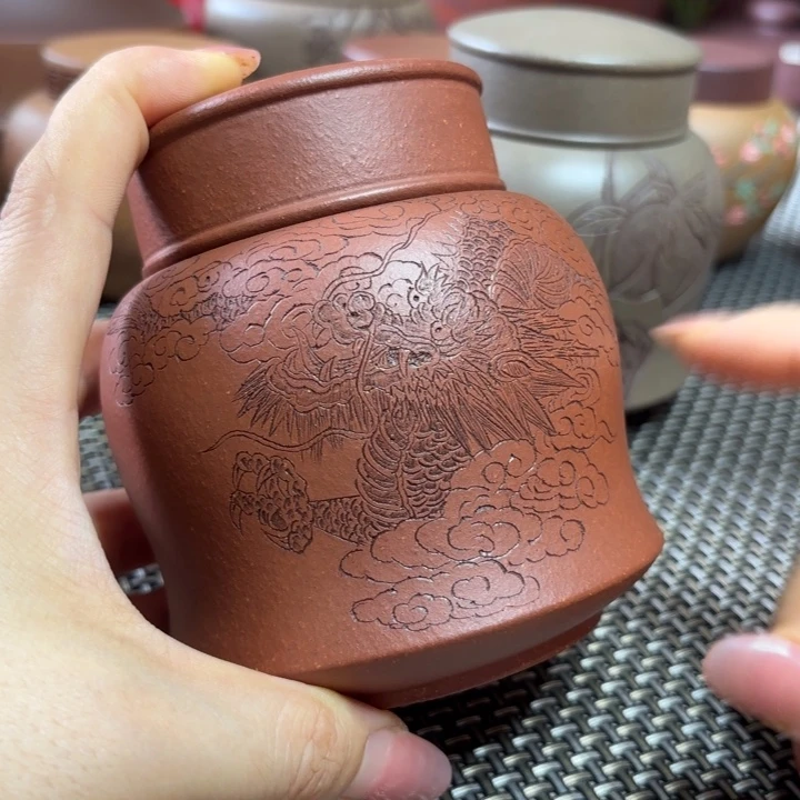 紫砂茶叶罐中高端紫砂茶叶罐