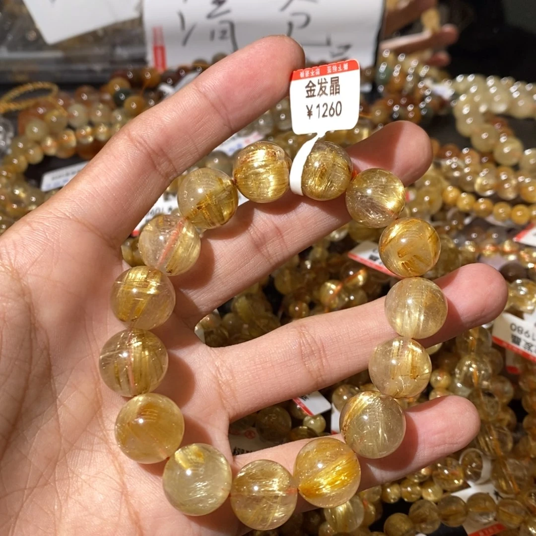 水晶手链未镶嵌我