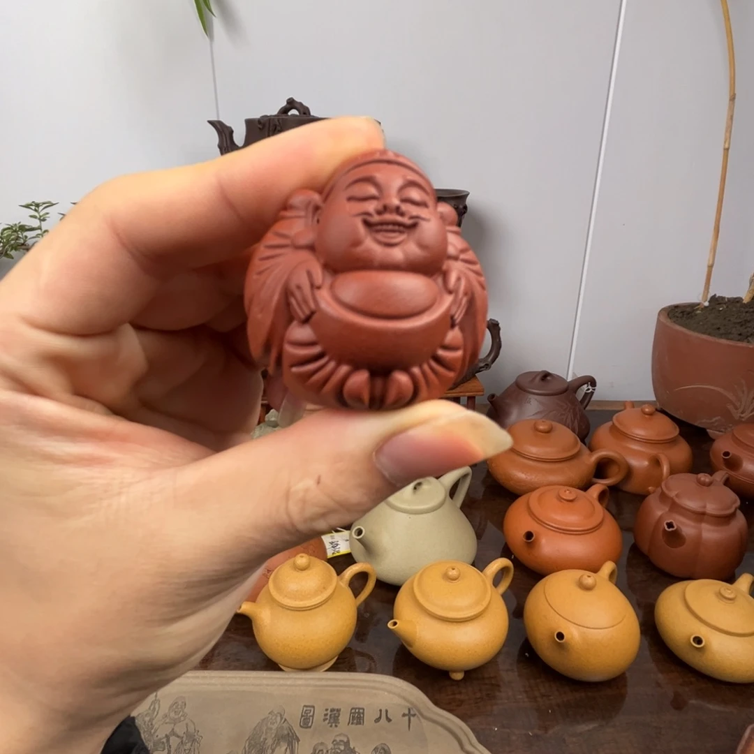 紫砂茶宠财神茶宠