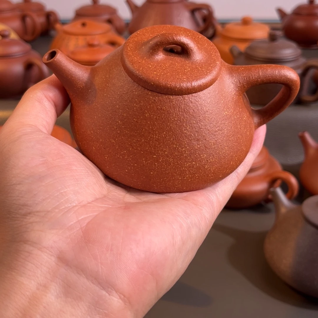 茶壶紫砂欢**业半手工制作子冶红降