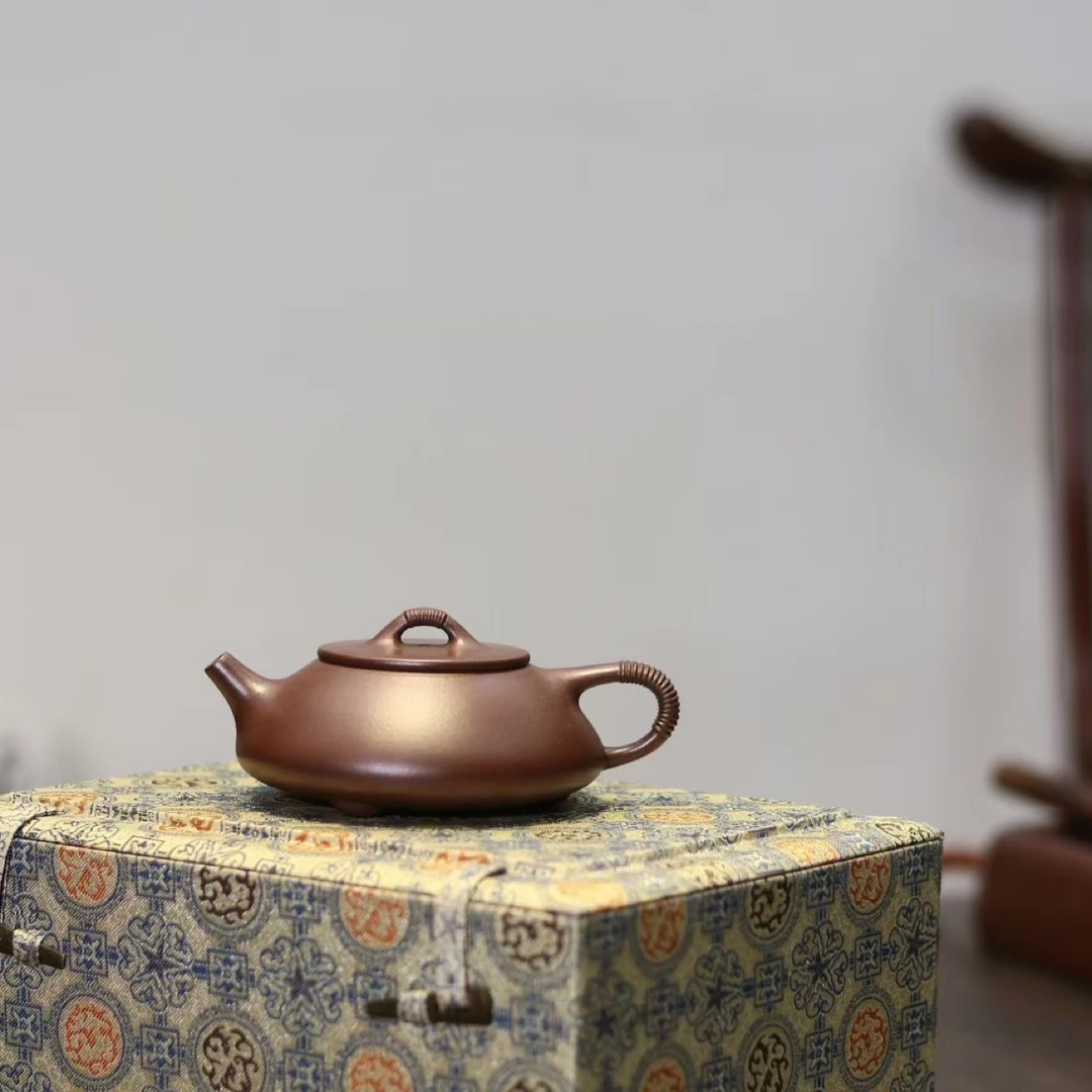 【线瓢】—全手工,一厂老紫泥,14孔,200ml阳