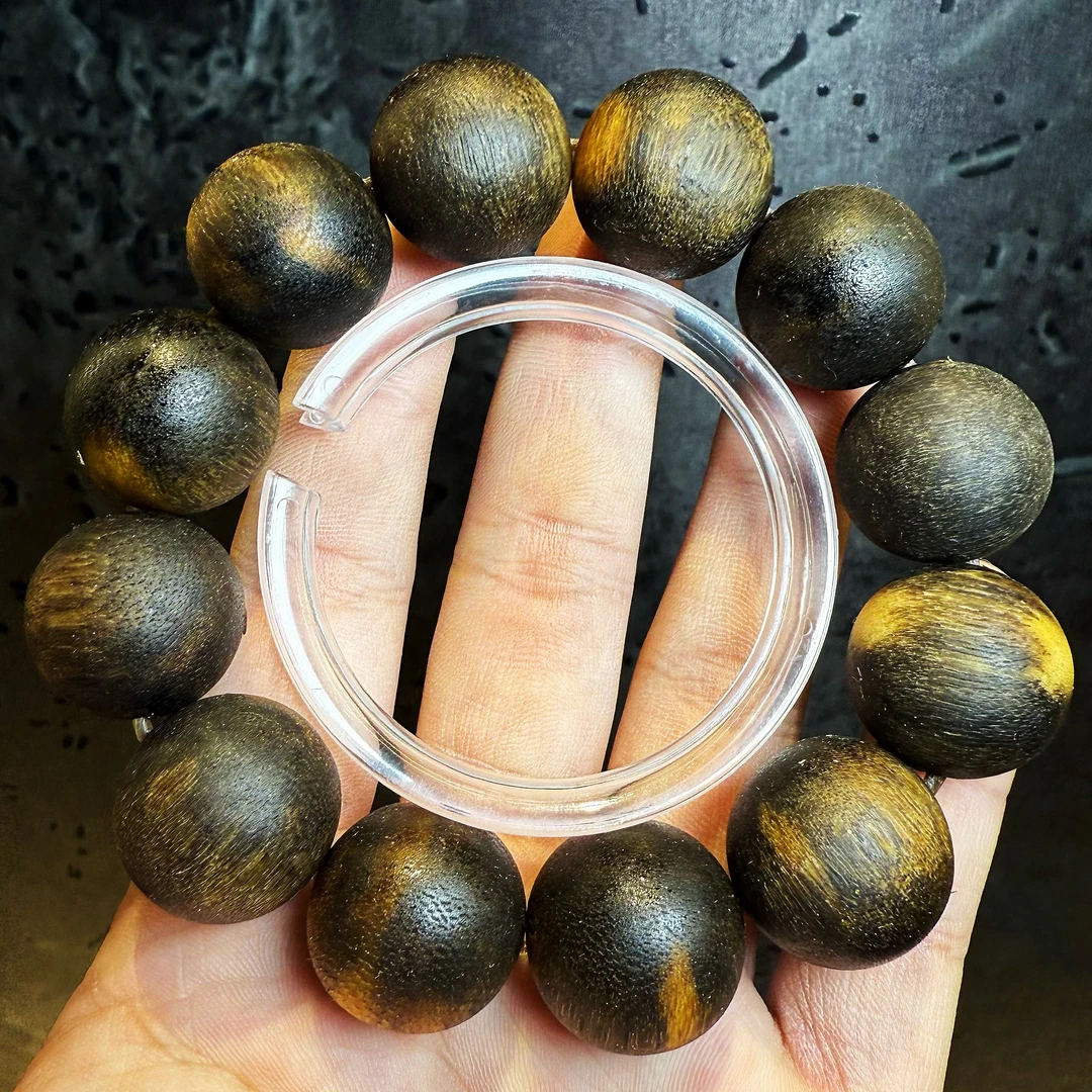 非金属玻璃吊坠 YS485 黄色玻璃1.8圆球单圈SC