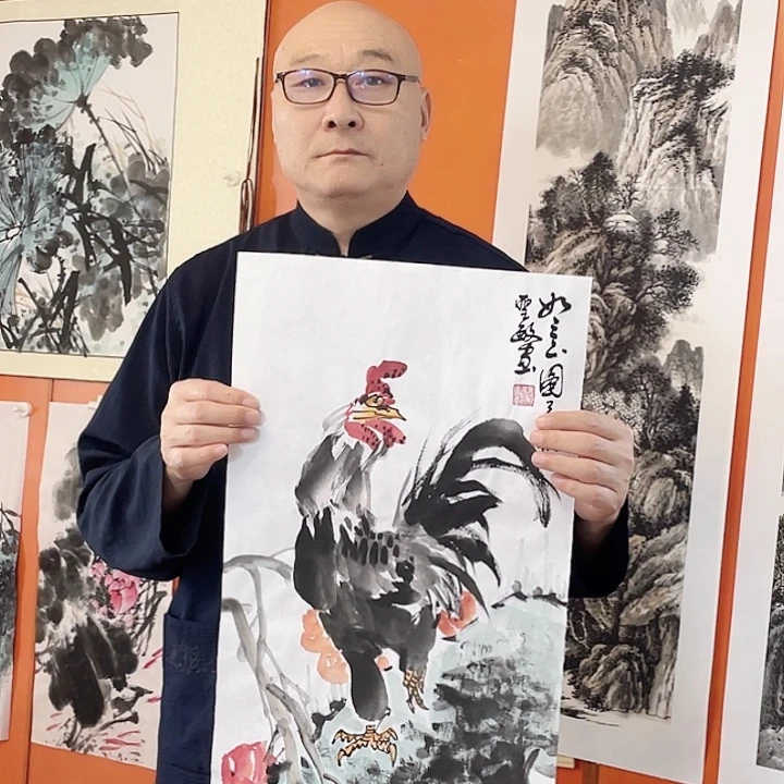 国画张圣敏先生纯手绘作品