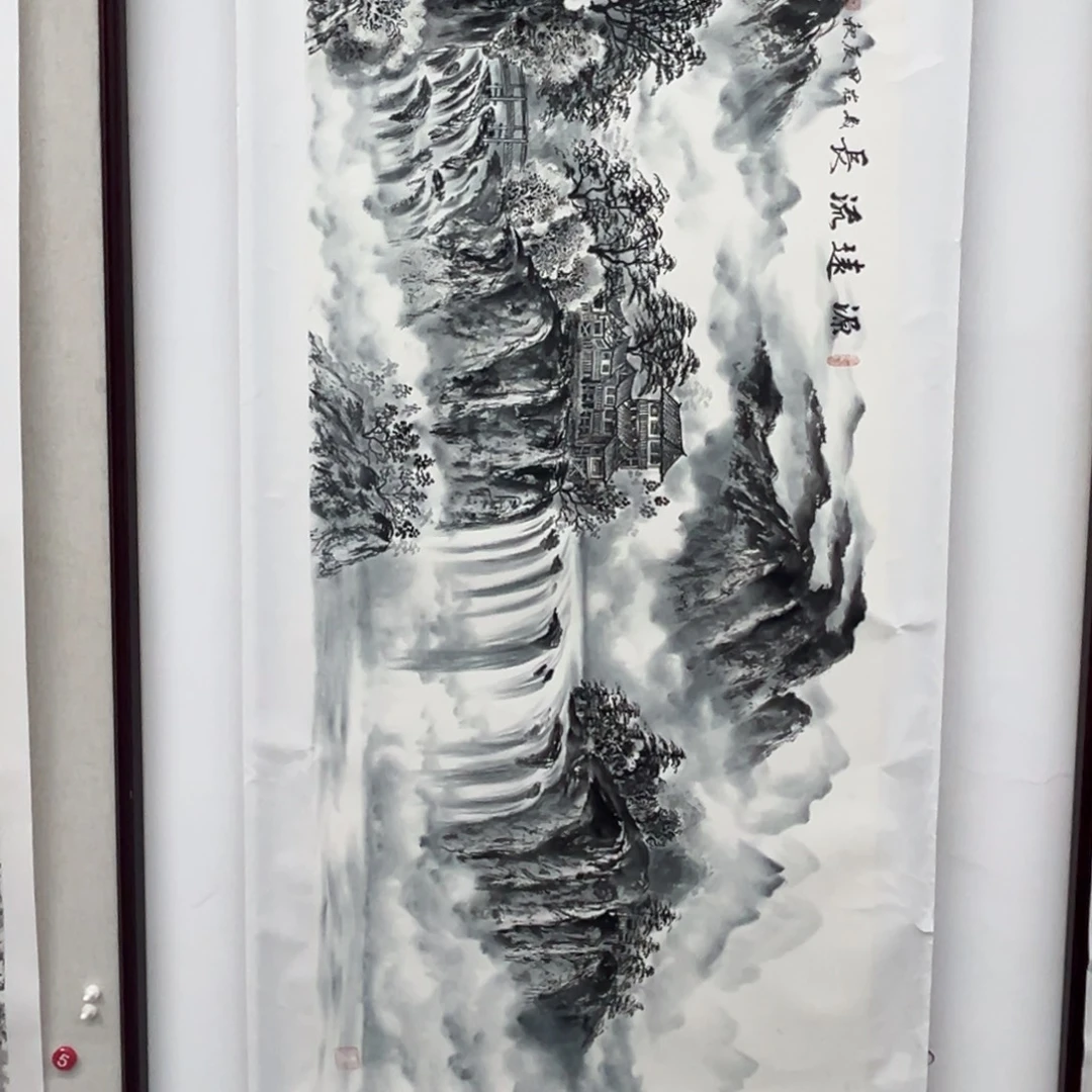 高***云国画绘画作品多次参加全国180.70
