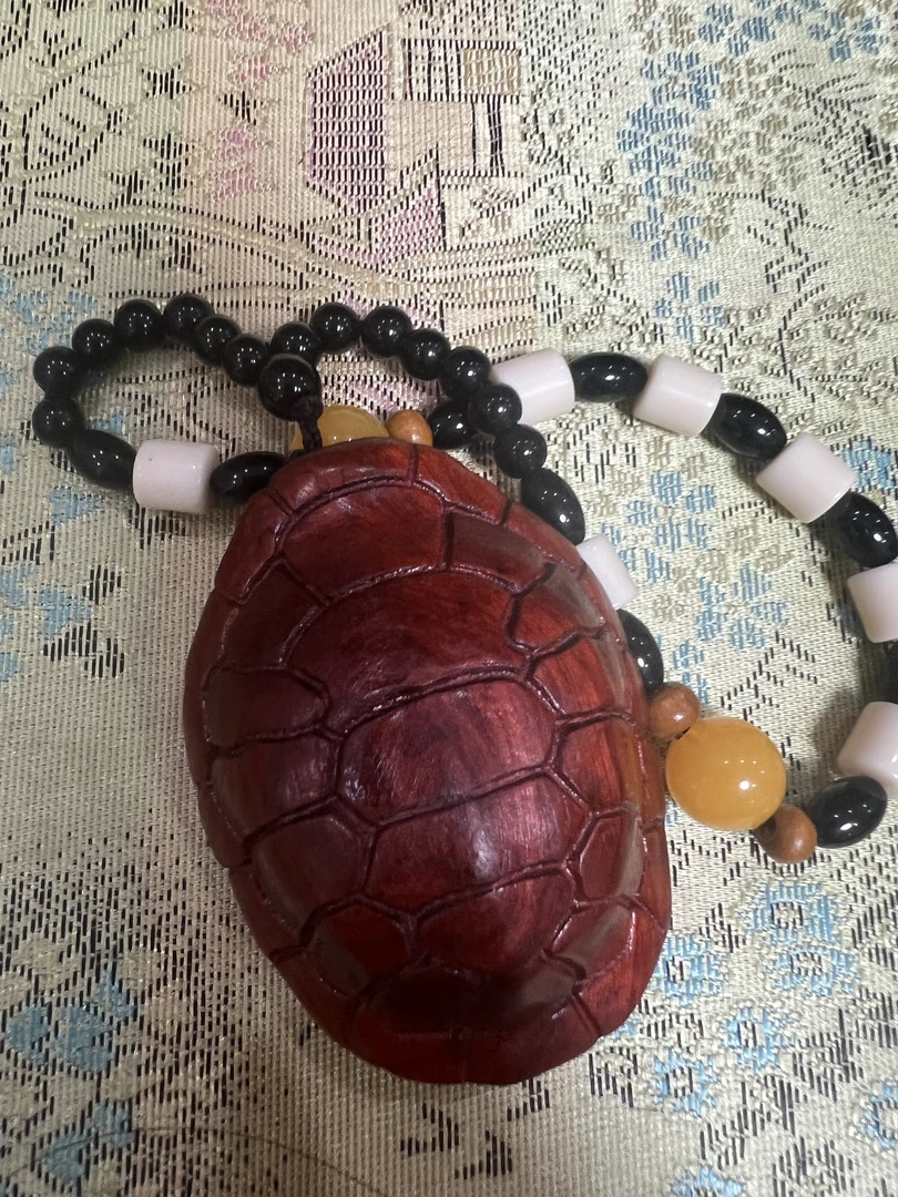 龟甲木头木制手把件