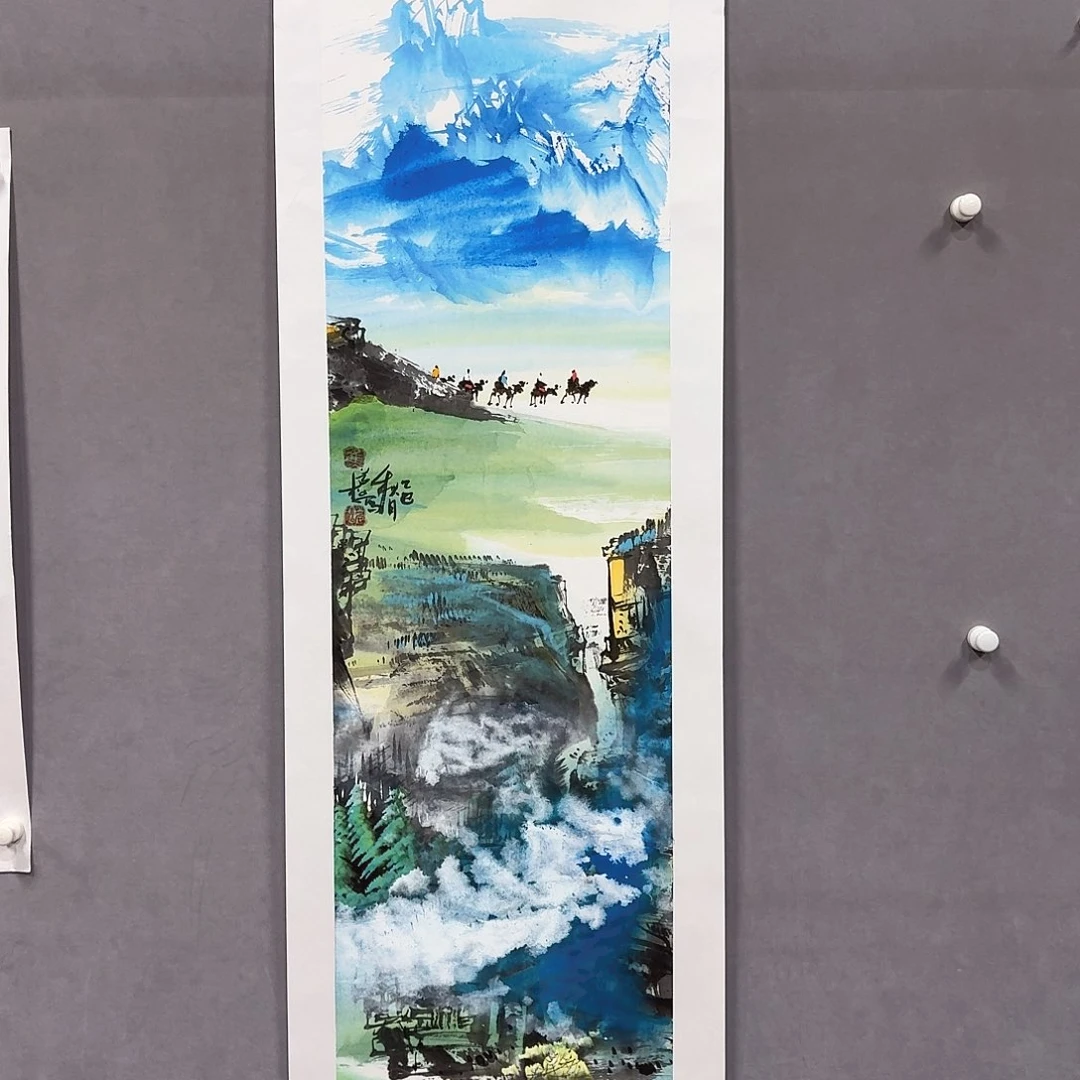 国画亲笔手绘放心去藏