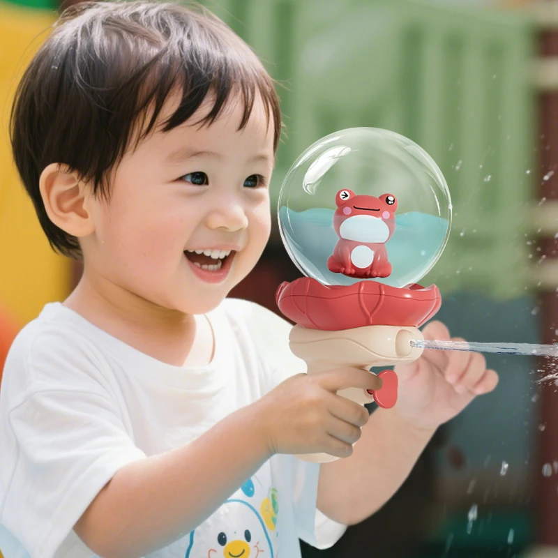 新款卡通按压水枪玩具夏日户外玩水呲水打水仗神器3-6岁儿童玩具