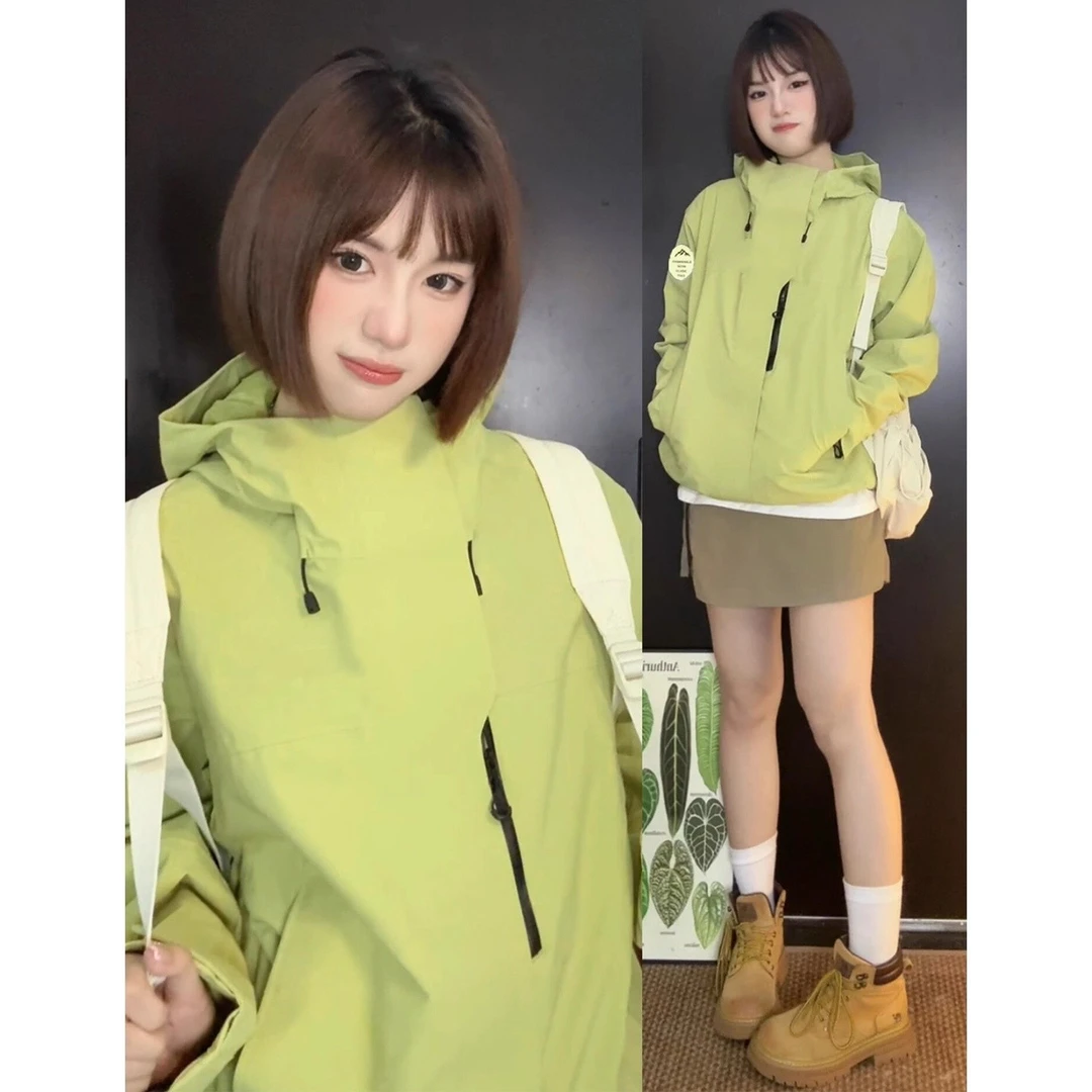 JEEPSPIRIT吉普男女2025新款户外三合一防风防水川西旅游登山外套