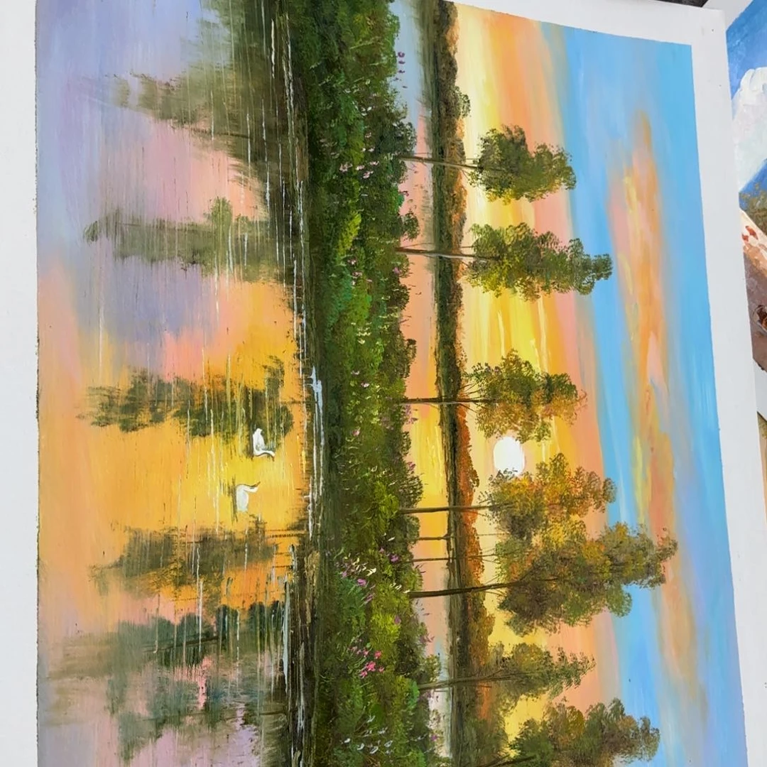 油画优惠活动的时候就