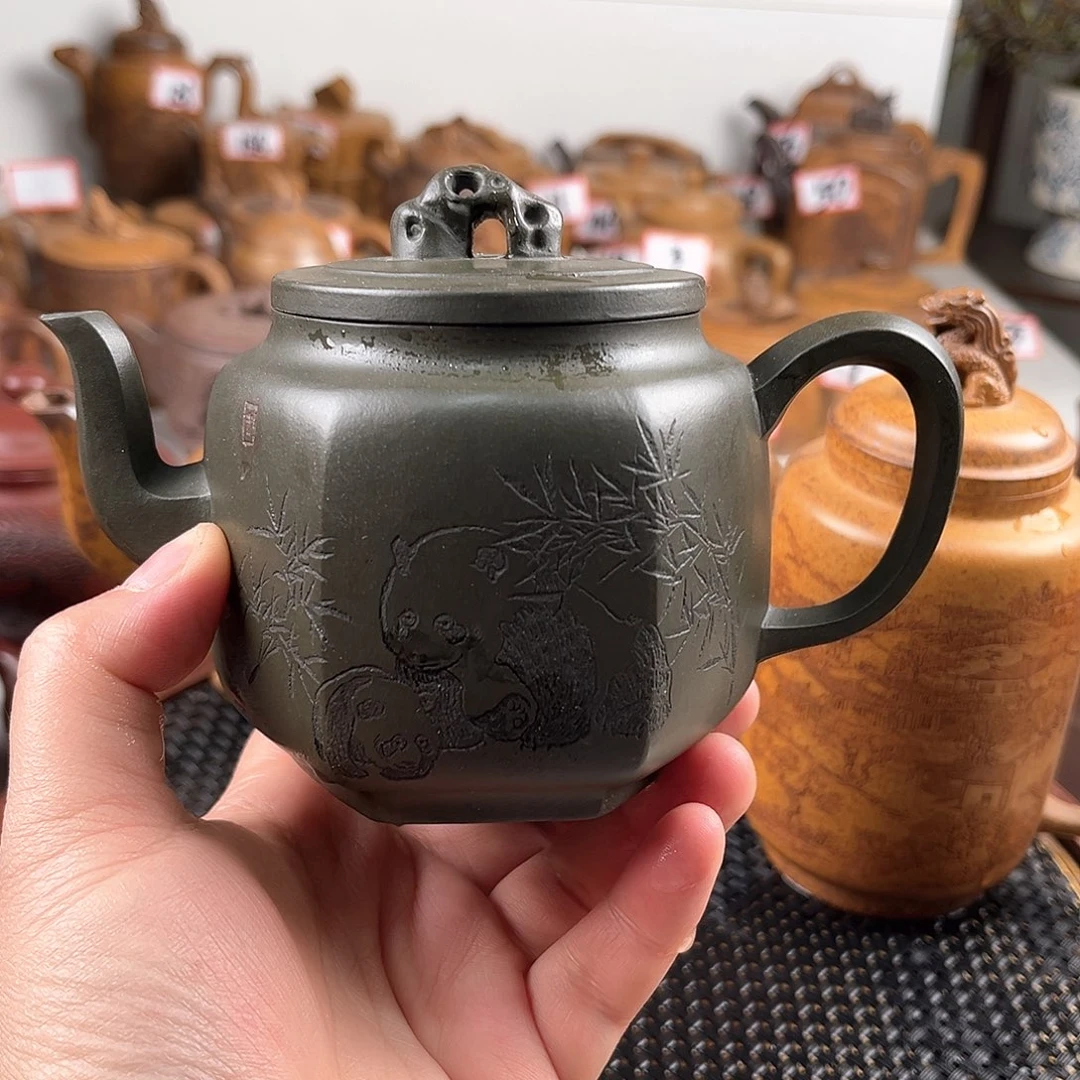 紫泥茶壶宜兴紫砂