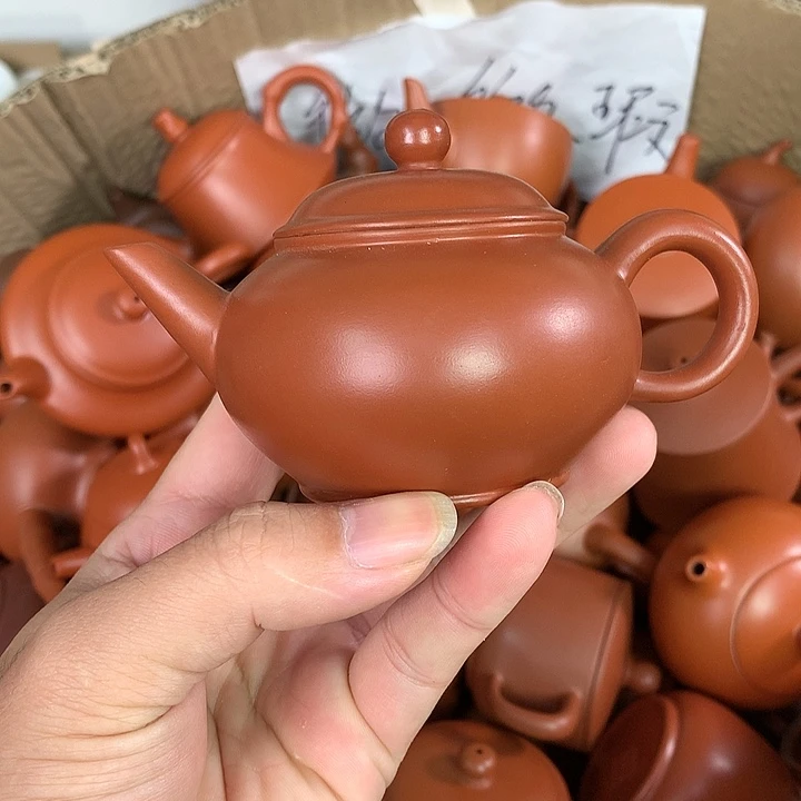 紫砂茶壶原矿朱泥茶壶茶具家用130