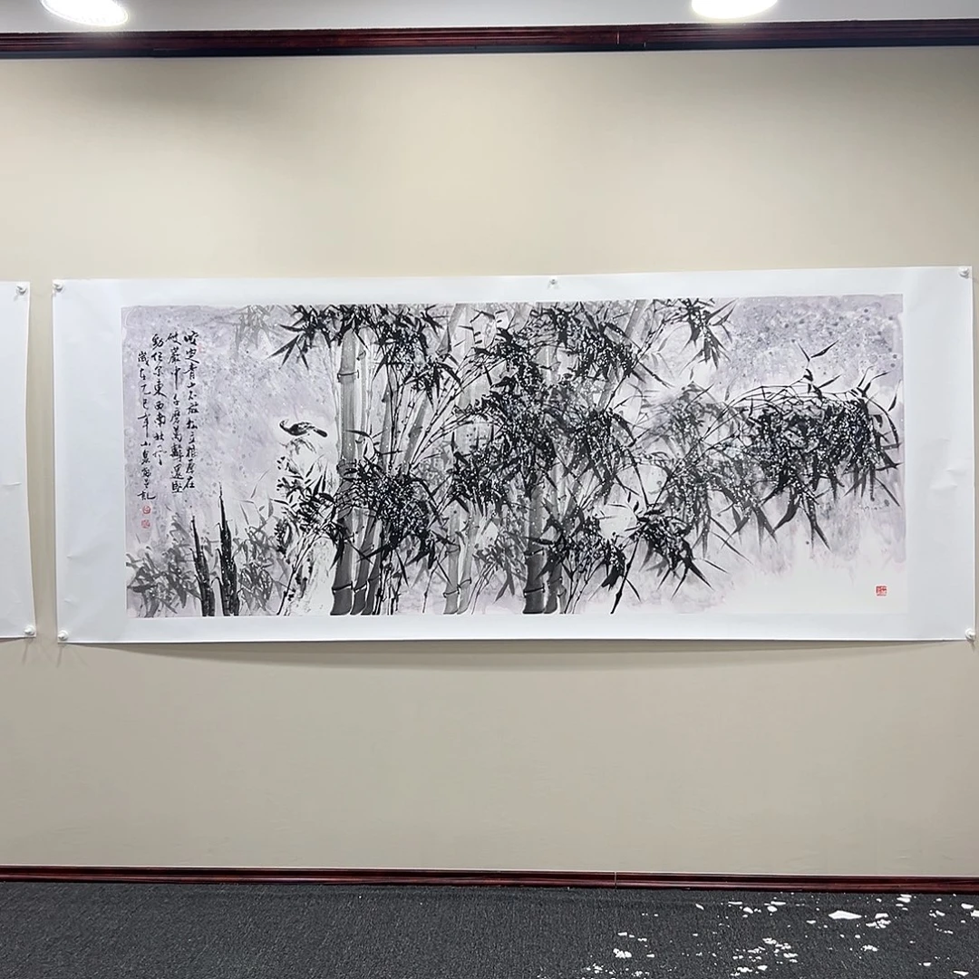 国画吕山泉精品纯手绘21平尺