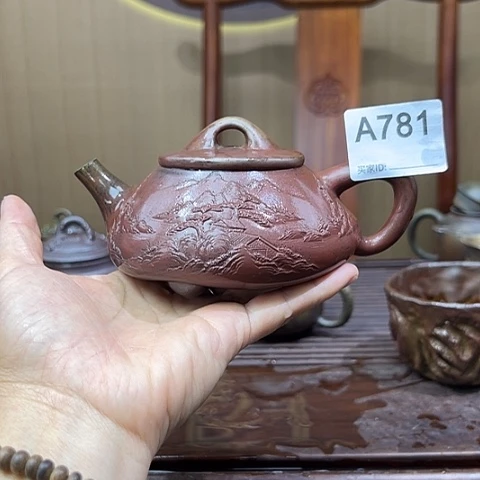 L****L戬谷龙窑坭兴陶柴烧茶壶781