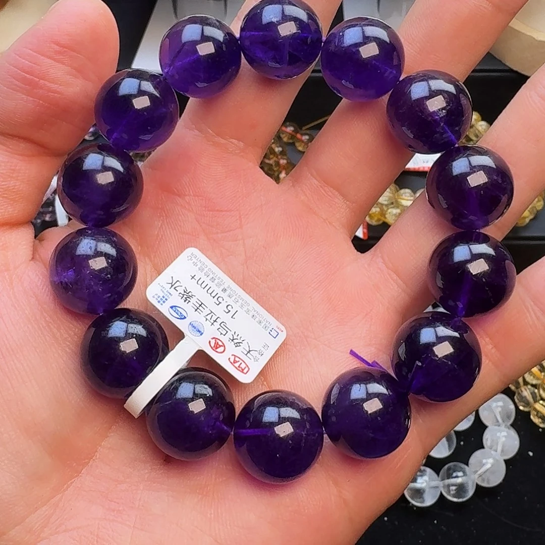 水晶手链未镶嵌紫水晶15.5