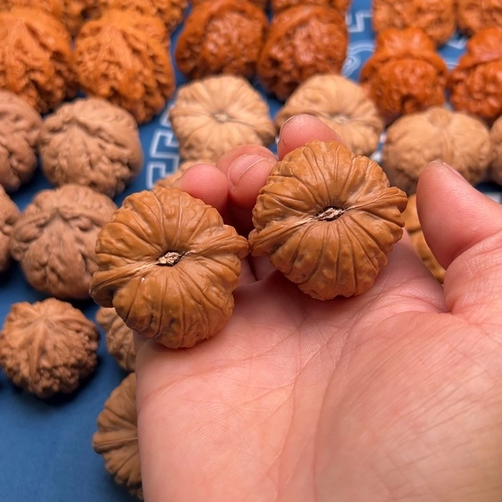 文玩核桃把件大*人南瓜