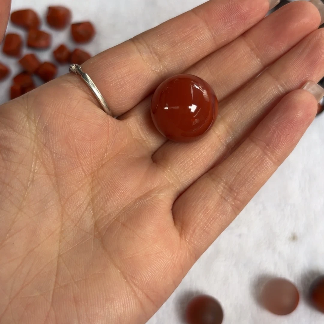合金南红玛瑙挂件