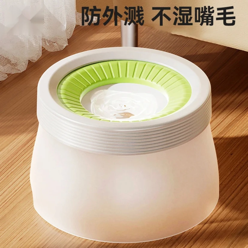 狗狗不湿嘴碗悬浮水碗防湿嘴喝水器漂浮水盆宠物饮水器防打翻8172