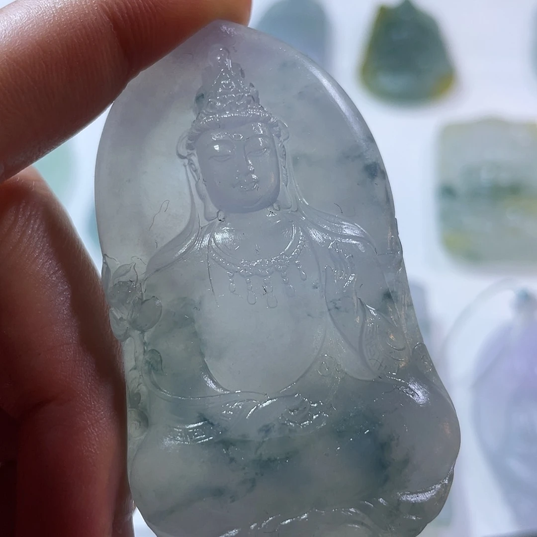 定制翡翠未镶嵌挂件