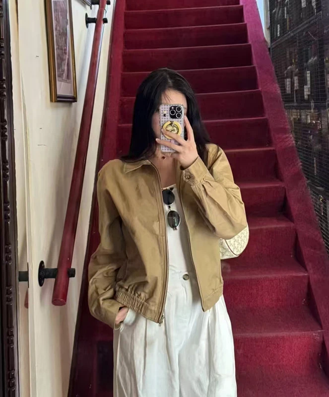 小也  小马女孩 福利  工装夹克