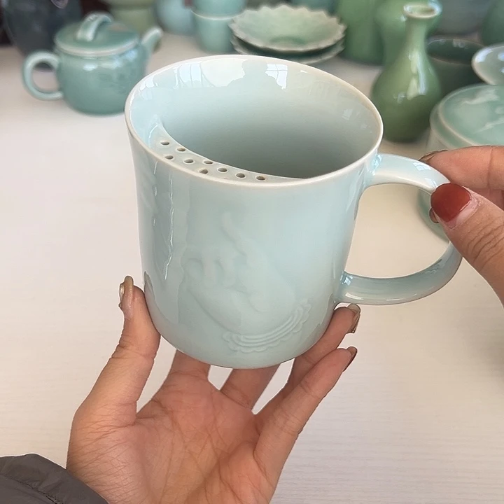 小米茶器龙泉青瓷