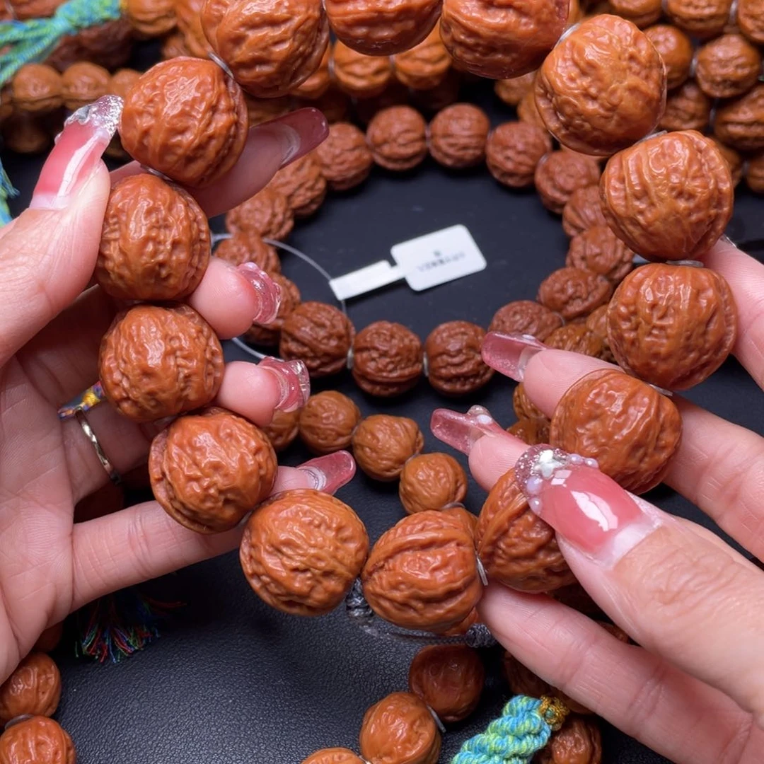 文玩核桃手串桃心一根筋