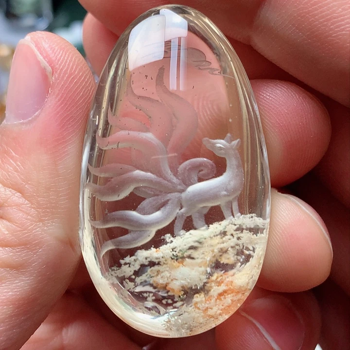 水晶吊坠(不含链)未镶嵌