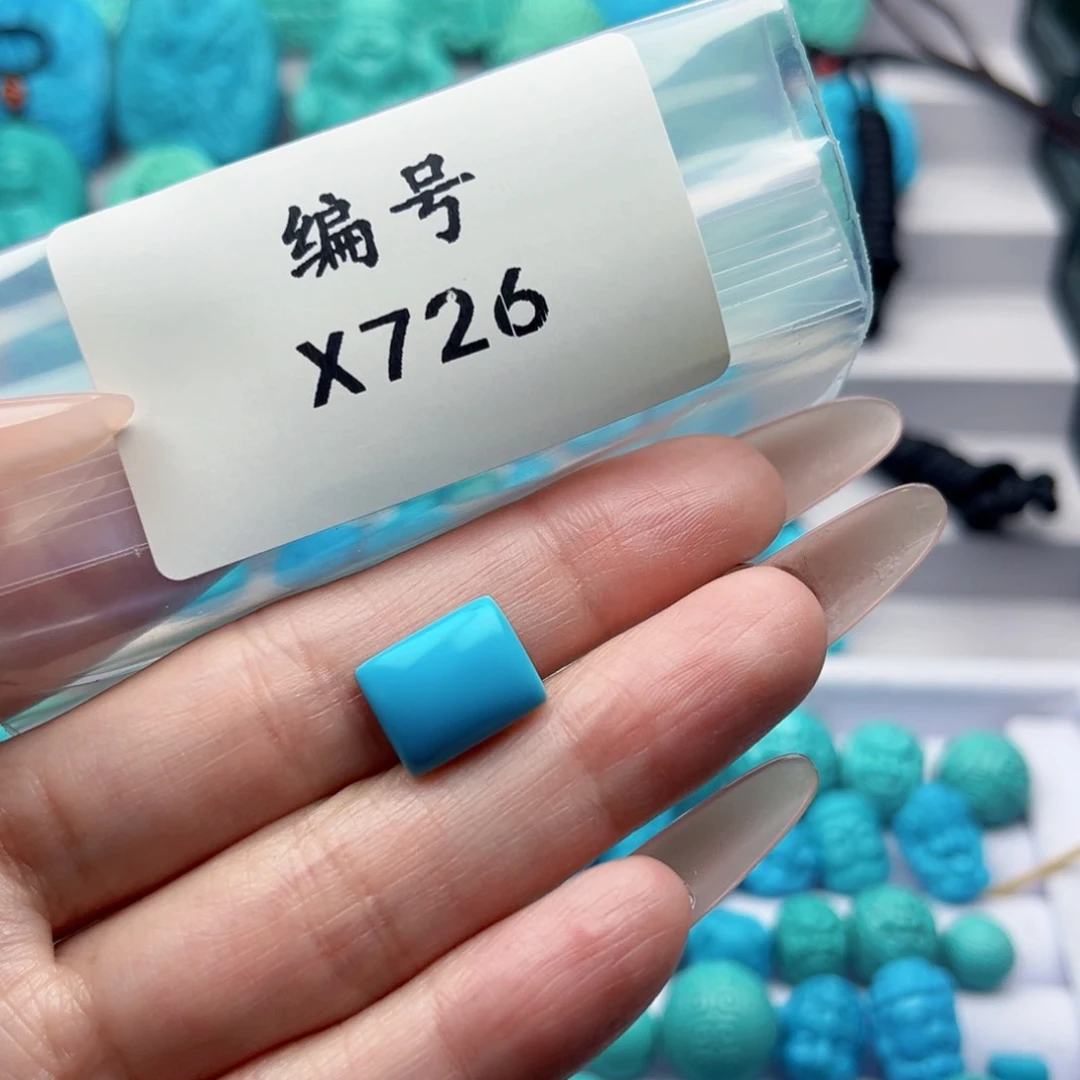 绿松石雕刻未镶嵌生**花