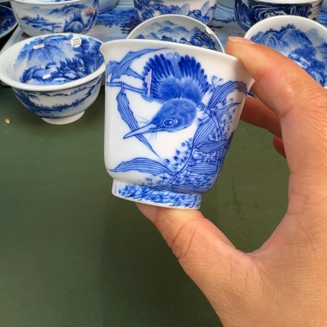 景德纯手绘茶具圆圆295