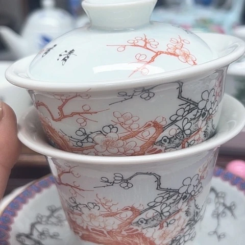 杯子方**上景德镇陶瓷主人杯