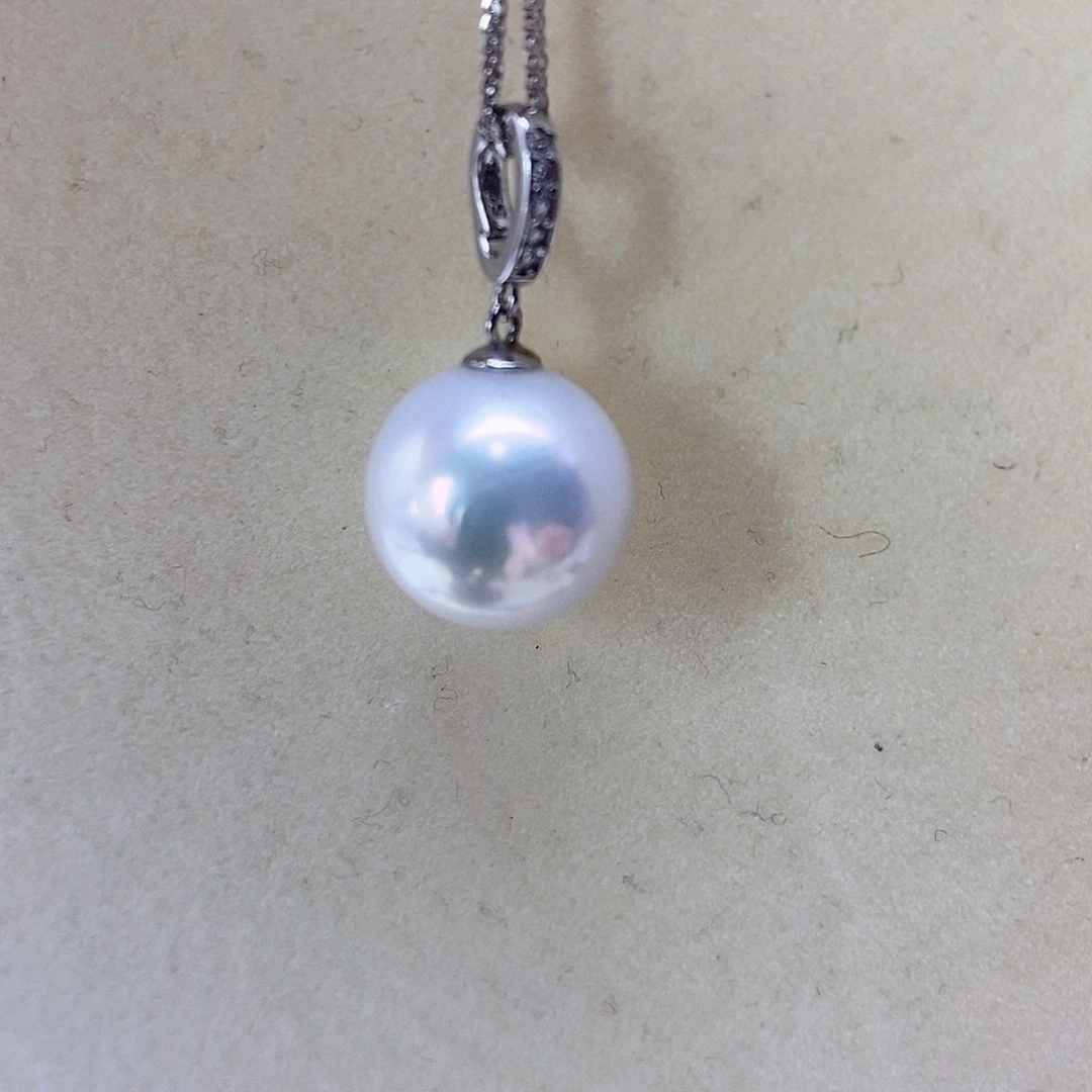 吊坠(赠链)淡水珍珠银S925镶嵌