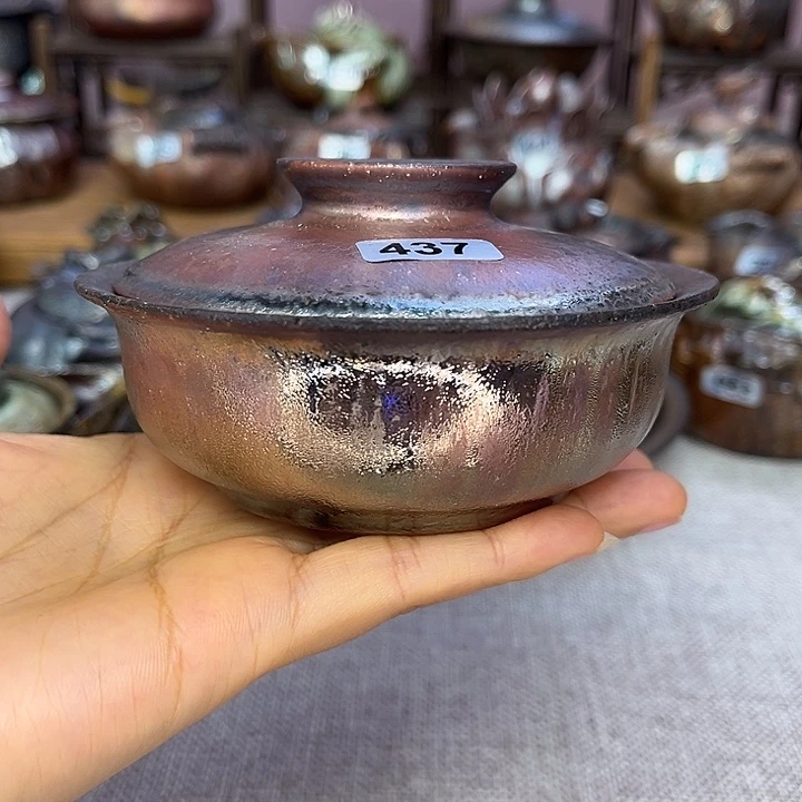 裸柴烧陶瓷手工茶器