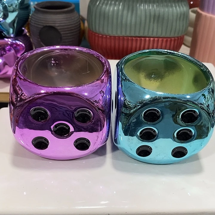 摆件陶盆有孔 微瑕介意勿拍